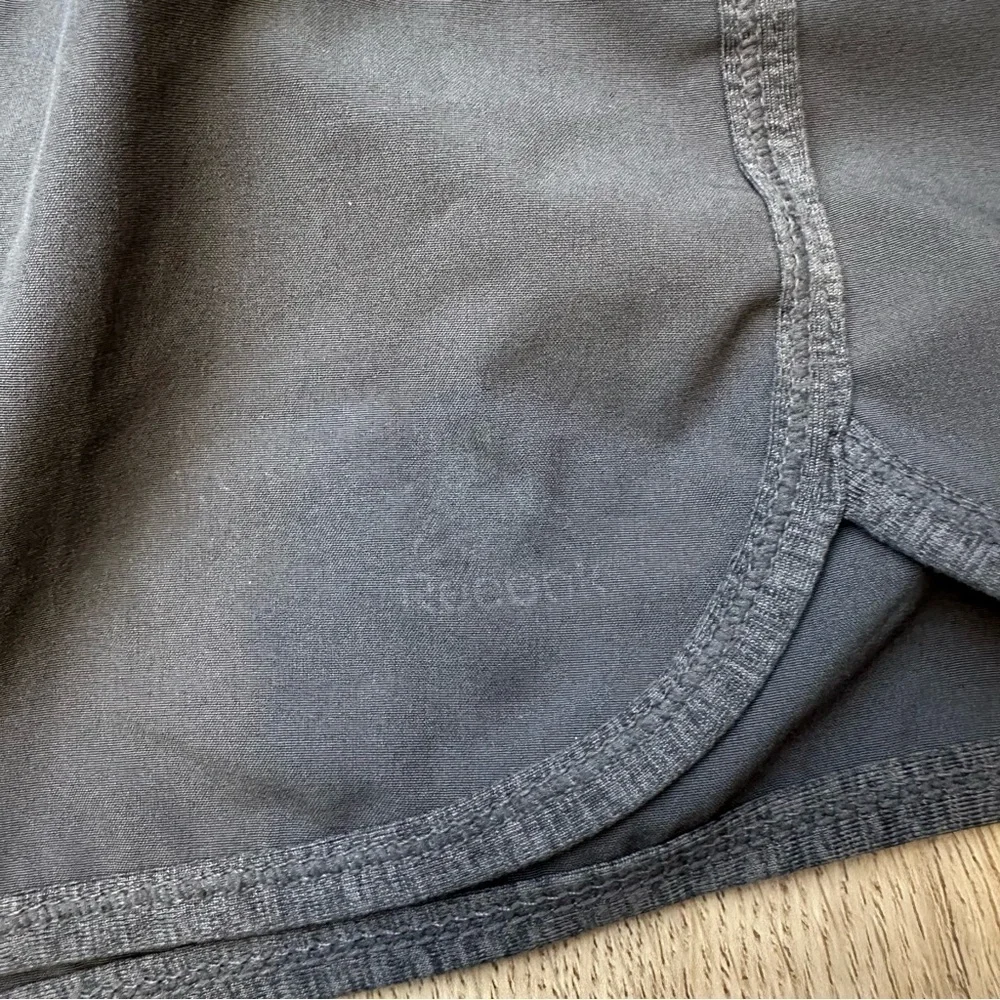 Reebok Gray Athletic Shorts with Elastic Waistband